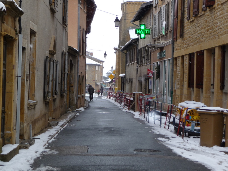 Rue Peignaux-Dame, travaux février 2010