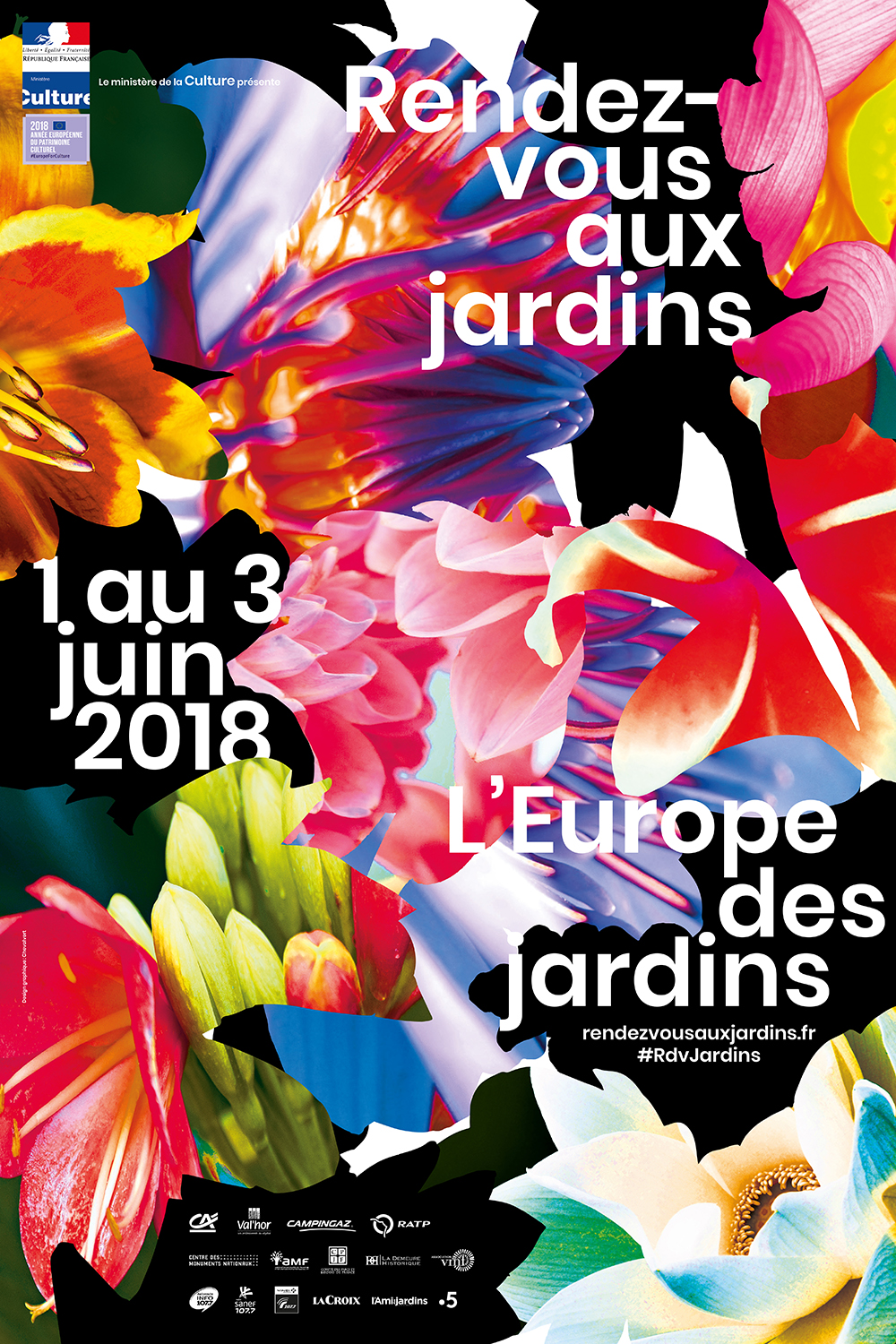 Affiche Rende-vous aux jardins 2018