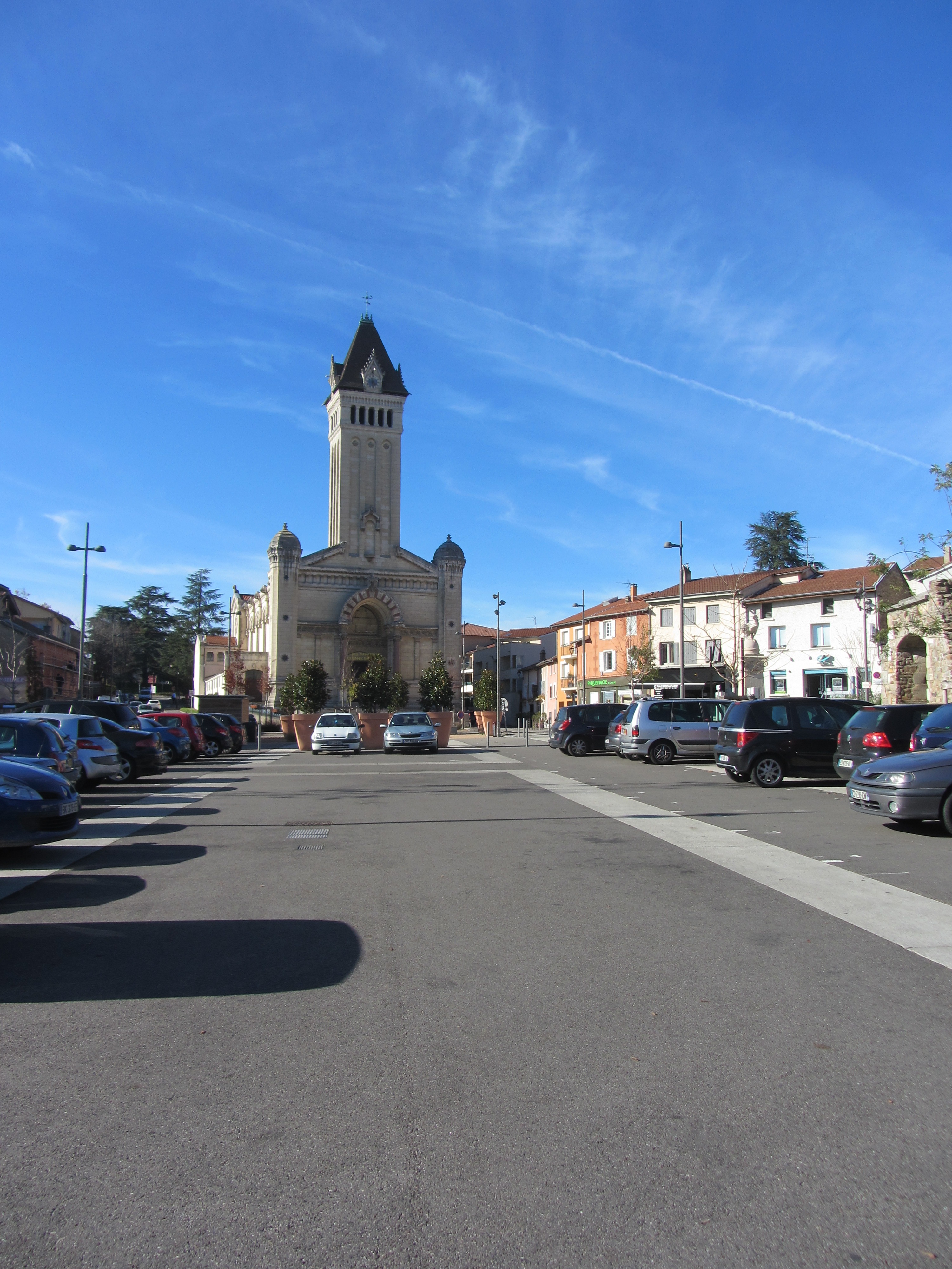 Chaponost, place Clémenceau