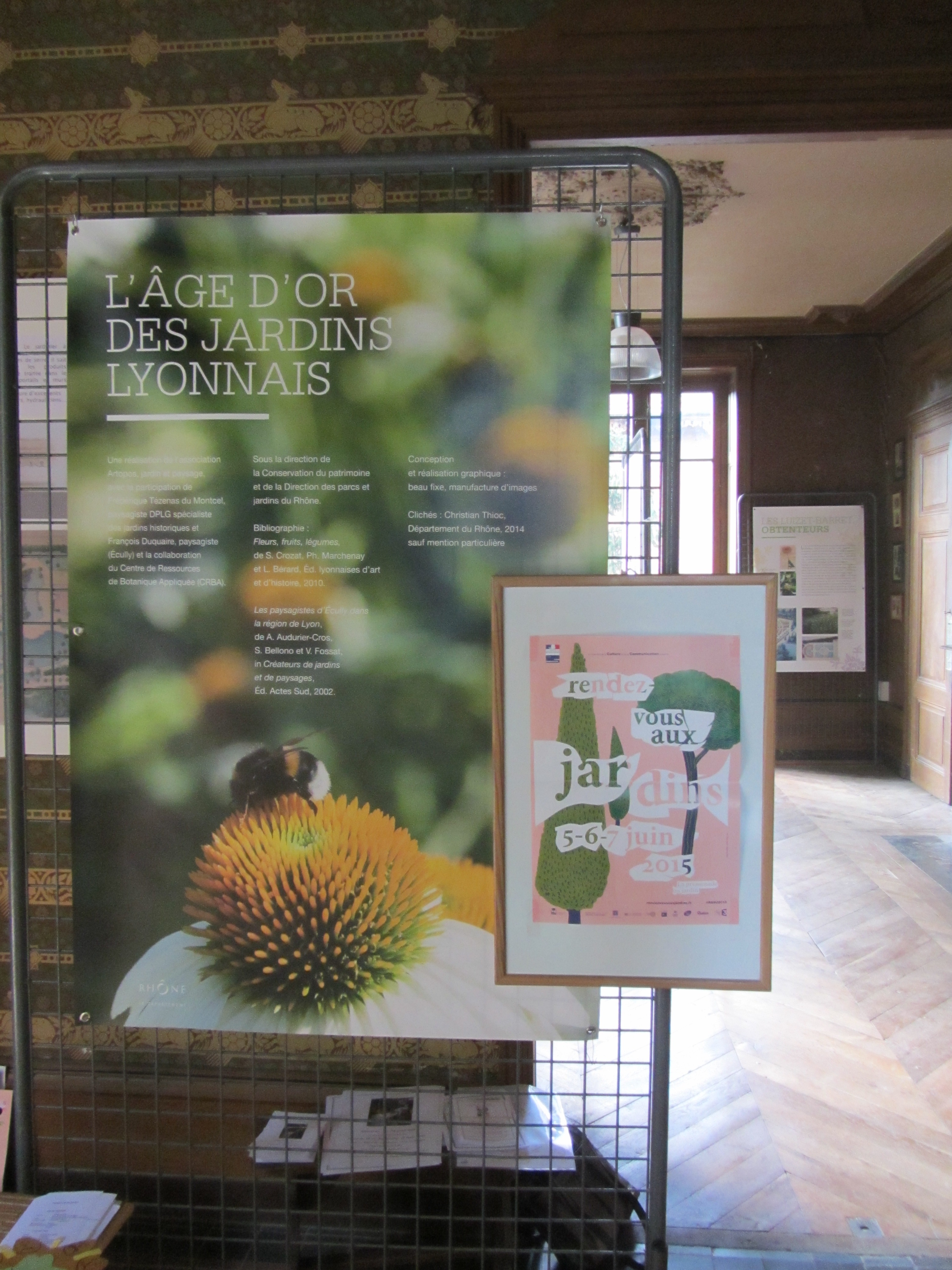 L'âge d'or des jardins lyonnais, exposition