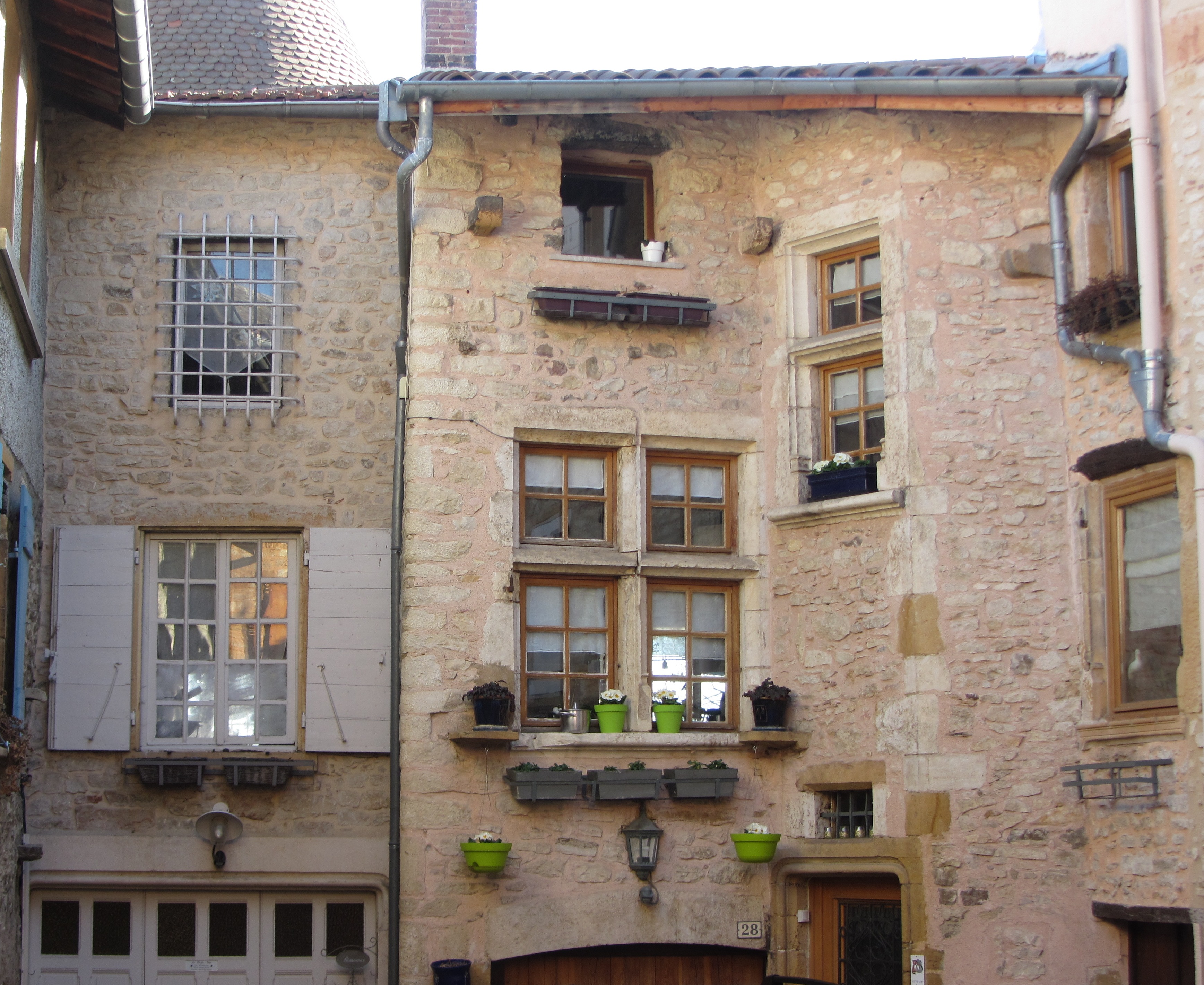 façades du bourg ancien