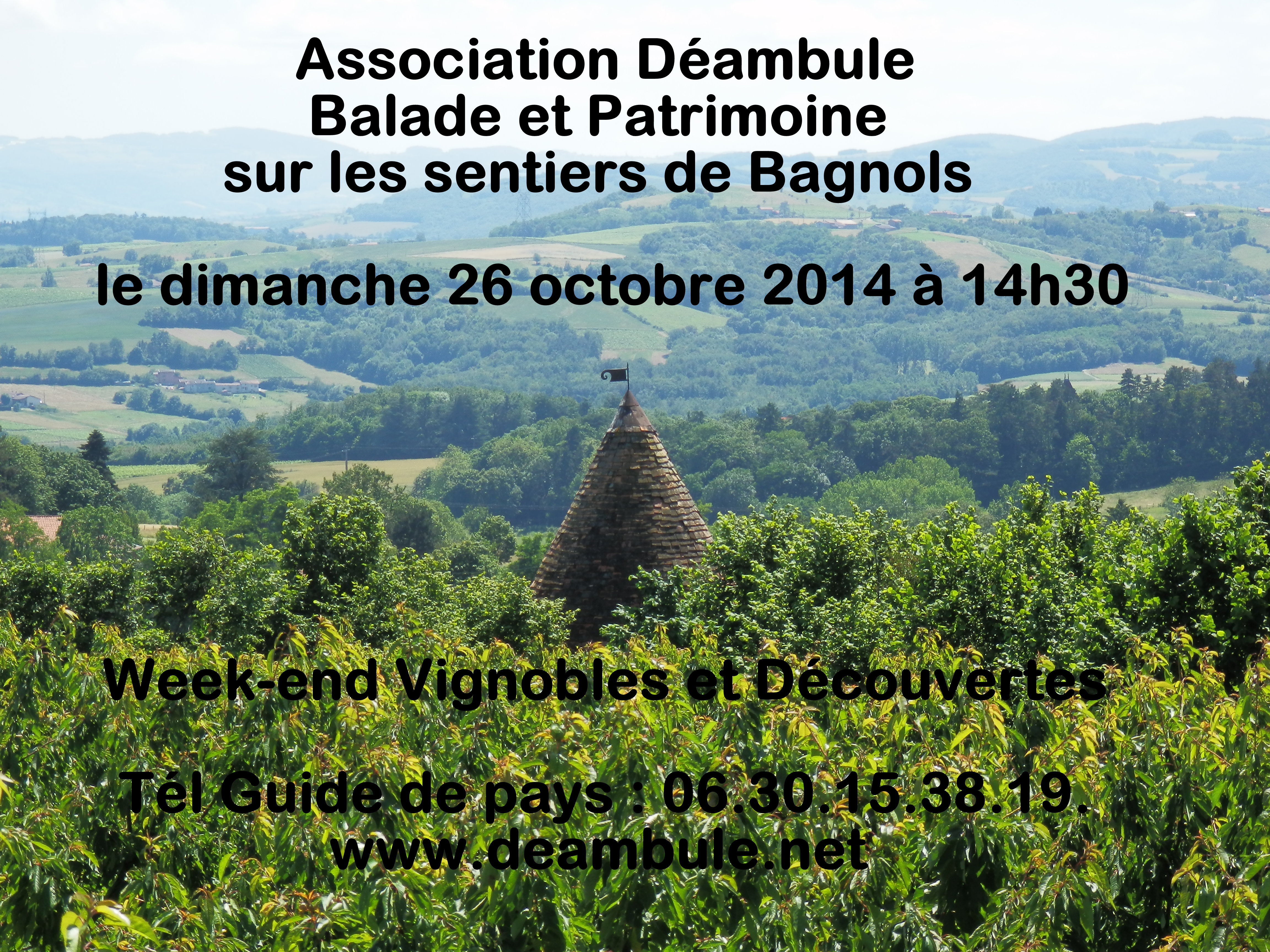 Déambule à Bagnols le 26 octobre 2014