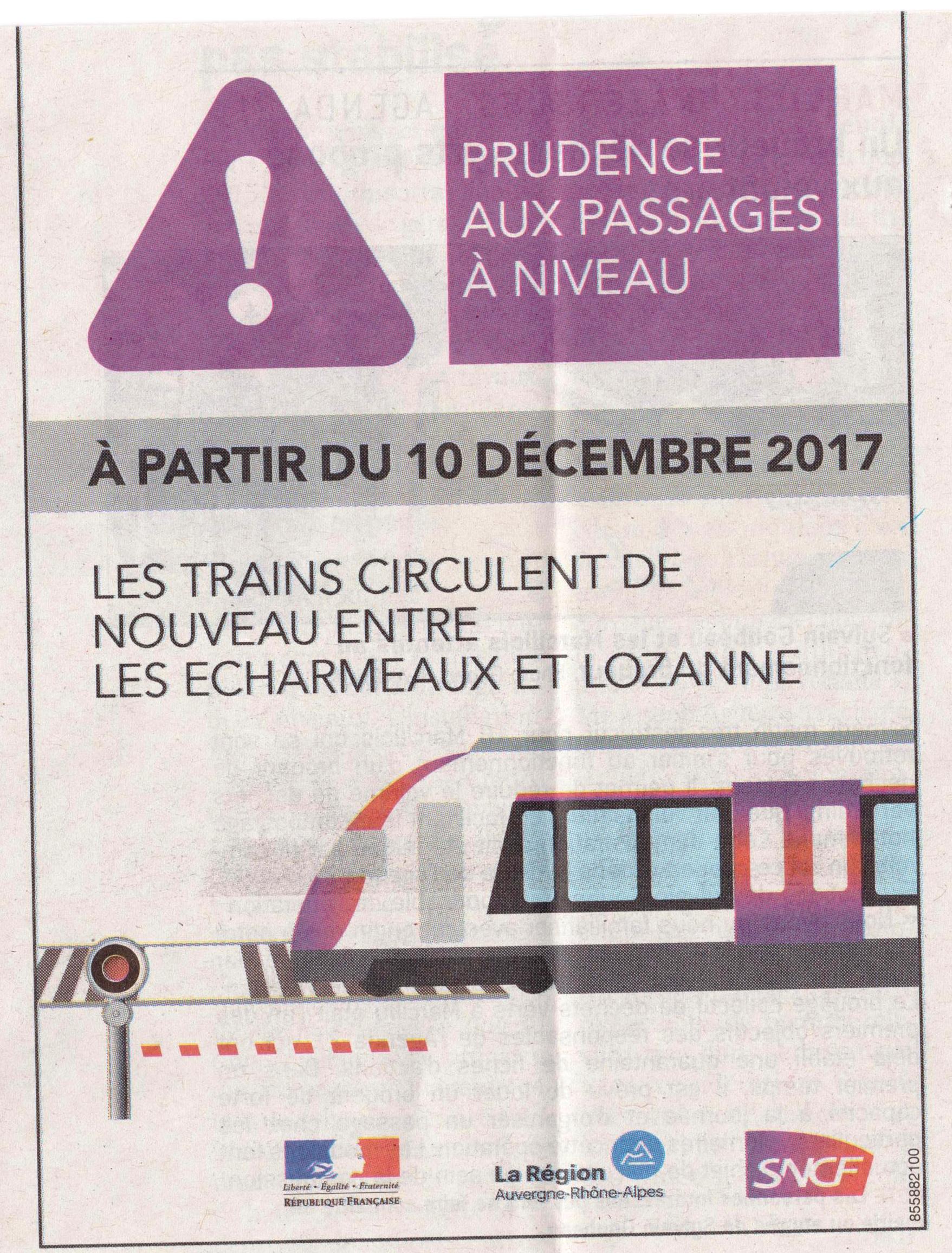 Train pour Paray-le-Monial
